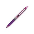 Pilot Pilot Precise V5RT Retractable Roller Ball Pen, Purple Ink, .5mm, Dozen 26066